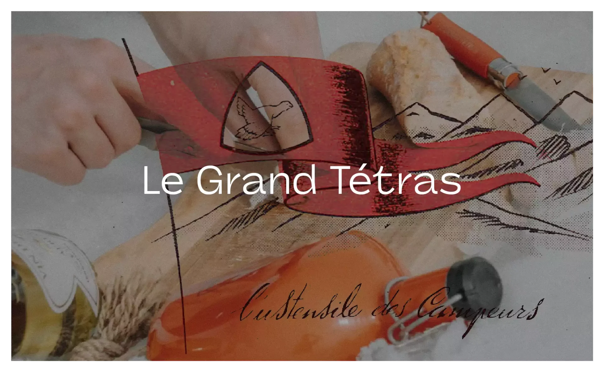 Gourde française le grand tetras