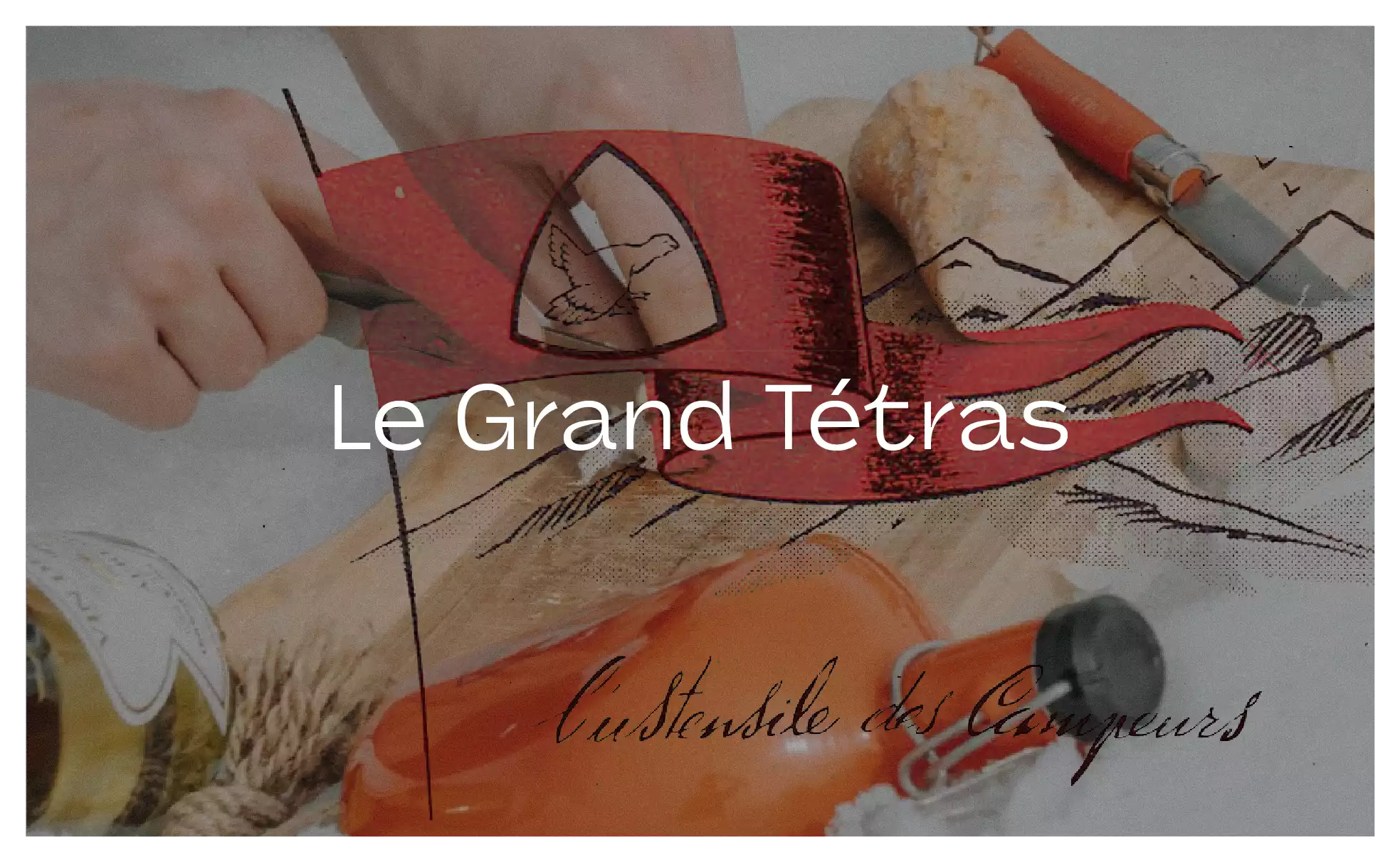 Gourde française le grand tetras